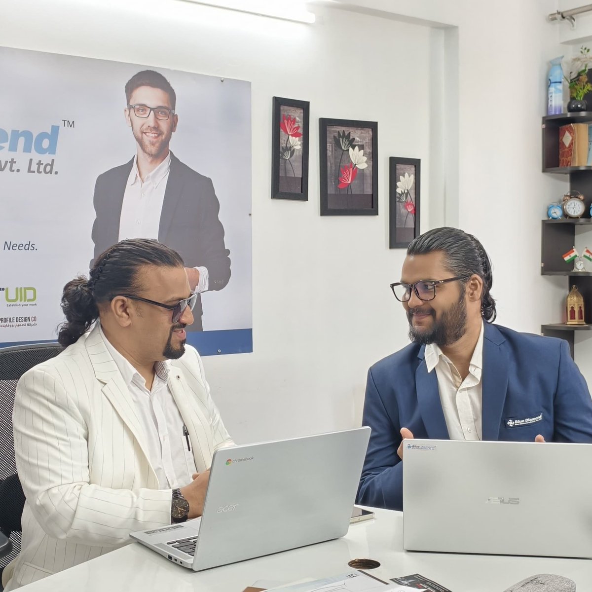 When leadership meets execution- some candids with my Chief Administrative Officer (CAO) of <a href="/TheBDIT/">Blue Diamond Infotech P Ltd</a> 

➡CEO x CAO = Execution Mode ON