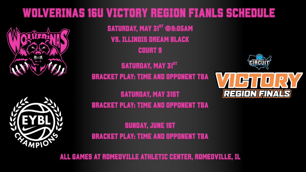 Wolverinas Basketball 2027 (@wolverinas2027) on Twitter photo Wolverinas 16U primed for a 9:05am start this morning at Prep Girls Hoops Victory Region Finals in Romeoville! <a href="/quinn_sigal0/">quinn sigal</a> <a href="/K_Meehan13/">Katie Meehan</a> <a href="/alyssa_borzych/">Alyssa Borzych</a> <a href="/IrisJordan_/">Iris Jordan 2027</a> <a href="/LilyRichmond08/">Lily Richmond</a> <a href="/avagarcia33/">Ava Garcia</a> <a href="/BellieB09/">Bellie Koldoff</a> <a href="/KaitlinWahlund/">Kaitlin wahlund</a> <a href="/AddisonLeonard_/">Addison Leonard</a> <a href="/pgh_lisa/">PrepGirlsHoopsLisa</a> Wolverinas 16U primed for a 9:05am start this morning at Prep Girls Hoops Victory Region Finals in Romeoville! <a href="/quinn_sigal0/">quinn sigal</a> <a href="/K_Meehan13/">Katie Meehan</a> <a href="/alyssa_borzych/">Alyssa Borzych</a> <a href="/IrisJordan_/">Iris Jordan 2027</a> <a href="/LilyRichmond08/">Lily Richmond</a> <a href="/avagarcia33/">Ava Garcia</a> <a href="/BellieB09/">Bellie Koldoff</a> <a href="/KaitlinWahlund/">Kaitlin wahlund</a> <a href="/AddisonLeonard_/">Addison Leonard</a> <a href="/pgh_lisa/">PrepGirlsHoopsLisa</a>