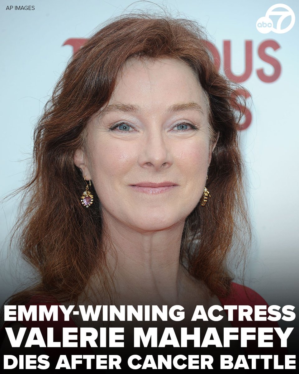 Emmy-winning actress Valerie Mahaffey has died after a battle with cancer. She was 71.

Her career spanned nearly 50 years with an array of television and movie roles, including appearances in "Northern Exposure," "Desperate Housewives," and "Young Sheldon."