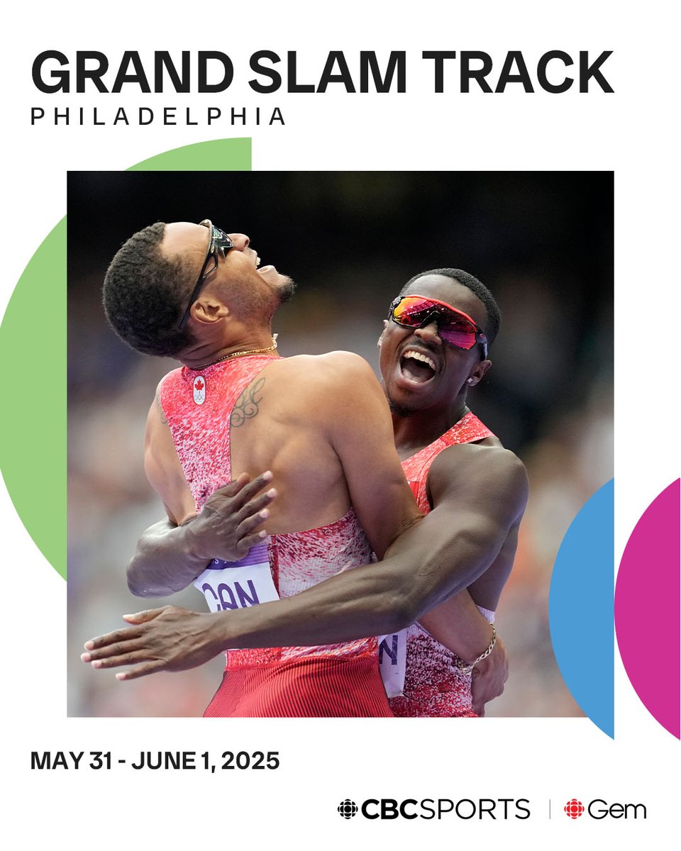 CBC Olympics (@cbcolympics) on Twitter photo COMING UP | Aaron Brown, Andre De Grasse go head-to-head at <a href="/GrandSlamTrack/">Grand Slam Track</a> Philadelphia 👀
Coverage begins at 4pm ET cbc.ca/1.7541870 COMING UP | Aaron Brown, Andre De Grasse go head-to-head at <a href="/GrandSlamTrack/">Grand Slam Track</a> Philadelphia 👀
Coverage begins at 4pm ET cbc.ca/1.7541870