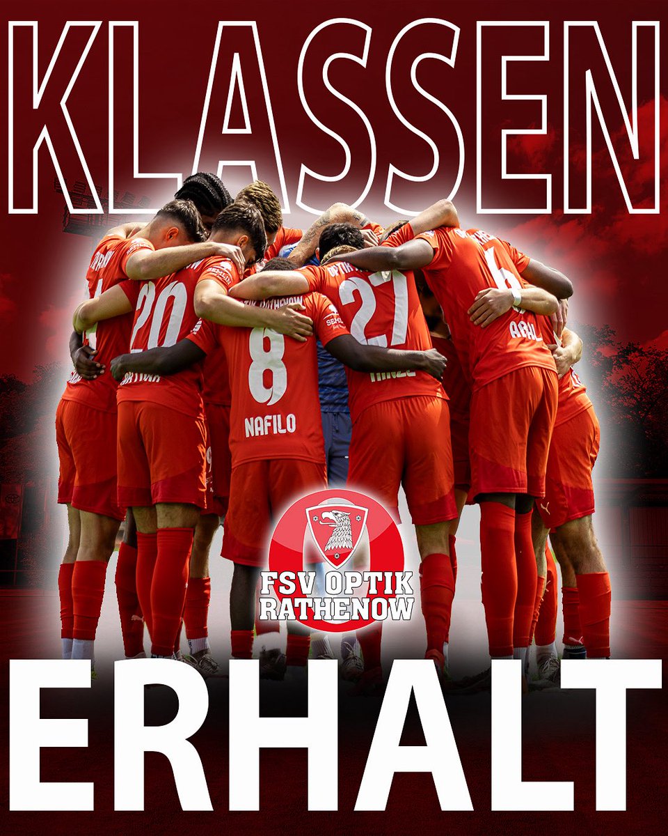Das reicht! Mit unserem Unentschieden bei Ahrensfelde sichern wir den #Klassenerhalt in der #Oberliga!