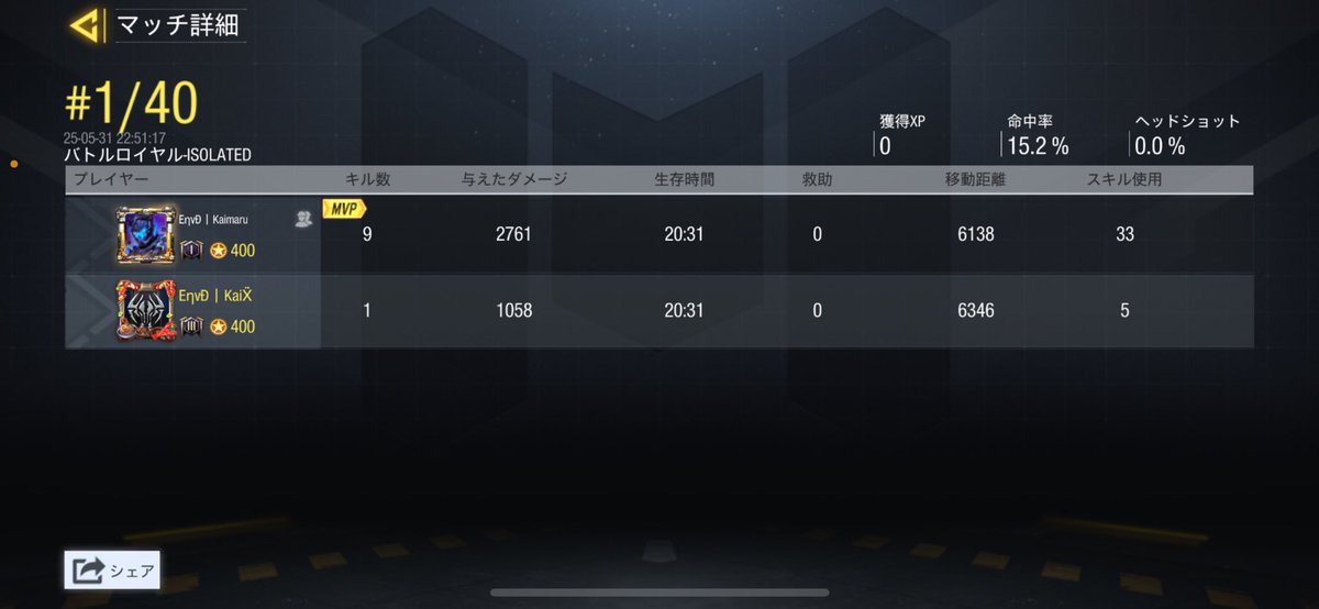 SEN友杯2戦目勝ち！
カイ丸のニンジャガン刺さり！