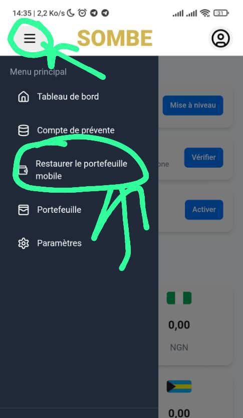 sombefoundation's tweet photo. 5. Revenez dans Restaurer le portefeuille mobile 🔄

Cliquez maintenant sur le bouton Transfert 🔁.

✅ Résultat 🎉 :

Vous verrez vos fonds dans le portefeuille que vous venez de créer. 💵

Bonne chance à tous ! 🍀 https://t.co/JjD4YiNIVJ