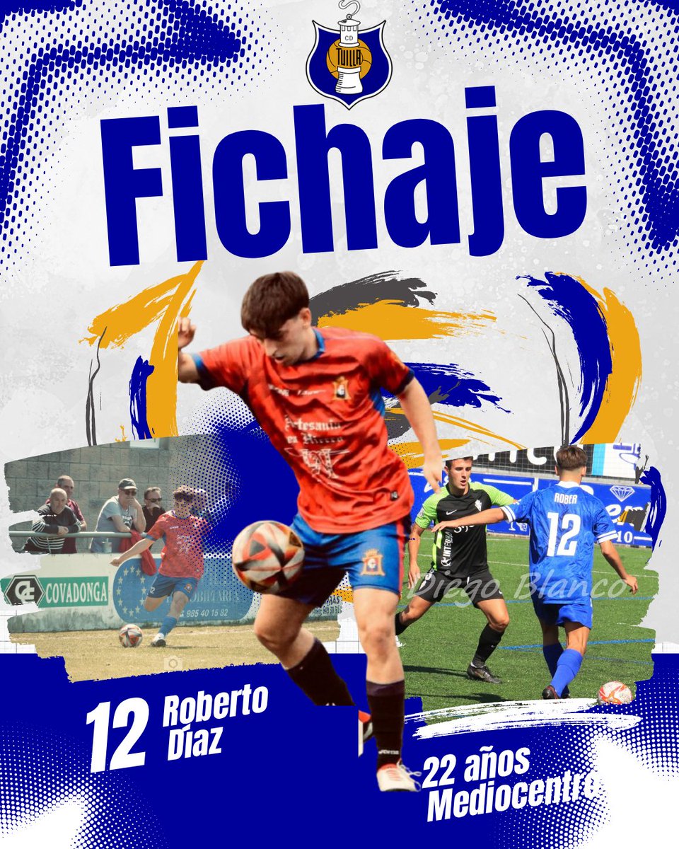 Fichaje: Roberto Díaz, mediocentro procedente del Condal Club, nuevo jugador dinamitero. Bienvenido Rober !!!