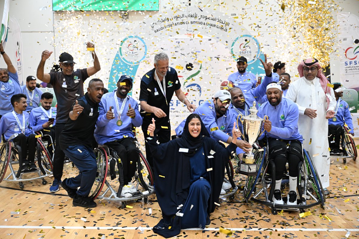 الاتحاد السعودي لألعاب الجلوس والكراسي 🇸🇦 (@sfscg9) on Twitter photo سلمت صاحبة السمو الملكي الأميرة/ دليل بنت نهار آل سعود، كأس البطولة لصاحب المركز الاول نادي ذوي الاعاقة بالرياض <a href="/rcsn__sa/">نادي ذوي الإعاقة بالرياض</a> لبطولة كأس الاتحاد لكرة السلة على الكراسي المتحركة
#الاتحاد_السعودي_لالعاب_الجلوس_والكراسي سلمت صاحبة السمو الملكي الأميرة/ دليل بنت نهار آل سعود، كأس البطولة لصاحب المركز الاول نادي ذوي الاعاقة بالرياض <a href="/rcsn__sa/">نادي ذوي الإعاقة بالرياض</a> لبطولة كأس الاتحاد لكرة السلة على الكراسي المتحركة
#الاتحاد_السعودي_لالعاب_الجلوس_والكراسي