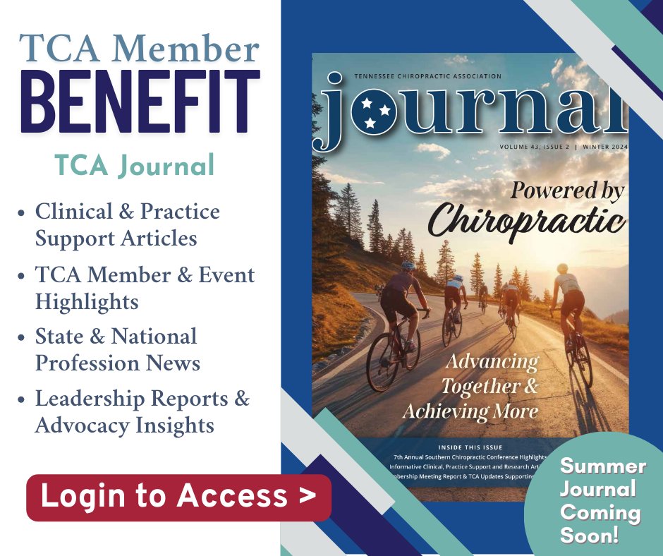 The TCA Journal 📘—a professional publication featuring cutting-edge research, updates, and news you can use. Members: Watch your mailbox!