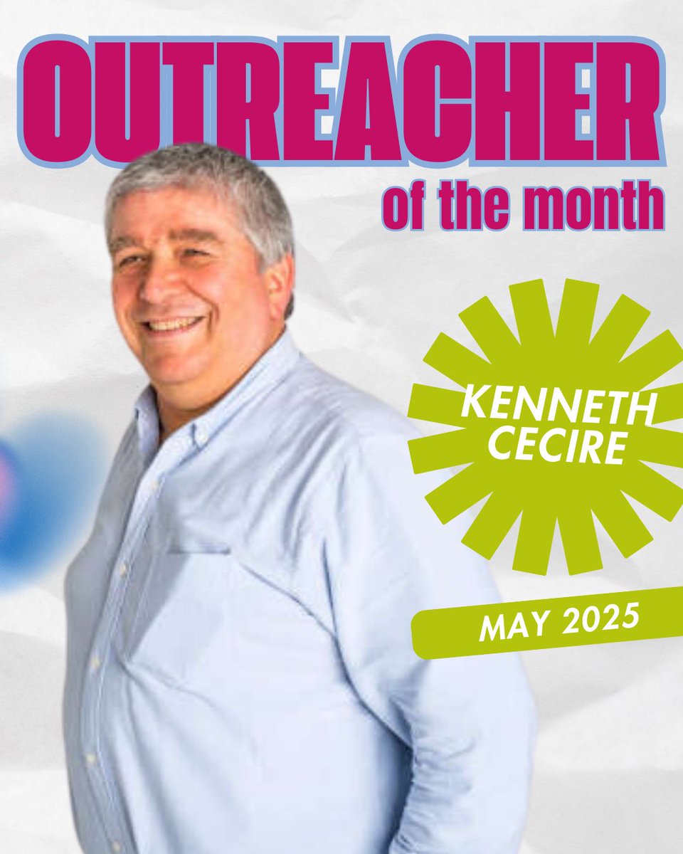 Kenneth Cecire is our May #OutreacheroftheMonth🎉
📖 Read more about his journey and contributions on our website!

#IPPOG  #PhysicsIMC