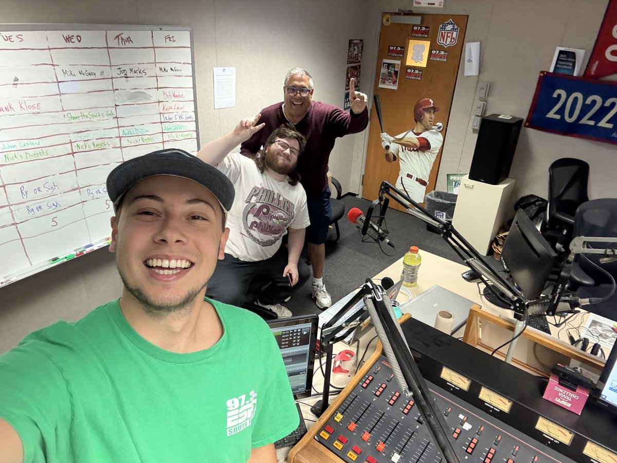 Nick Earnshaw (@nearnshawradio) on Twitter photo It’s a Locker Room Saturday! 🗣️
10am-12pm on <a href="/973espn/">97.3 ESPN FM</a> 📡
10:30am - <a href="/BaldyNFL/">Brian Baldinger</a> 🏈
11:30am - Kip Emig (Brigantine Beach Patrol) 🌊
<a href="/LockerRoom973/">The Locker Room</a> • <a href="/ALeeds07/">Andrew Leeds</a>
973espn.com It’s a Locker Room Saturday! 🗣️
10am-12pm on <a href="/973espn/">97.3 ESPN FM</a> 📡
10:30am - <a href="/BaldyNFL/">Brian Baldinger</a> 🏈
11:30am - Kip Emig (Brigantine Beach Patrol) 🌊
<a href="/LockerRoom973/">The Locker Room</a> • <a href="/ALeeds07/">Andrew Leeds</a>
973espn.com