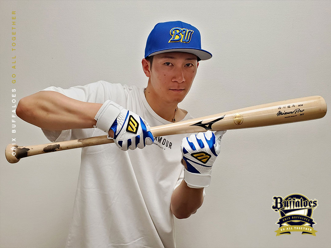 オリックスバファローズ　西川龍馬　ブルーウェーブ復刻　レプリカユニフォーム オリックスバファローズ 西川龍馬 ブルーウェーブ復刻 レプリカ
