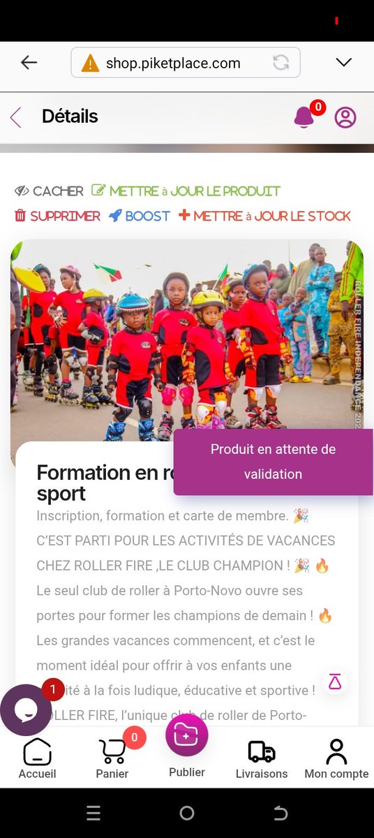 🎉 C’EST PARTI POUR LES ACTIVITÉS DE VACANCES CHEZ ROLLER FIRE ,LE CLUB CHAMPION  ! 🎉
🔥 Le seul club de roller à Porto-Novo ouvre ses portes pour former les champions de demain ! 🔥Les grandes vacances,commencent, et c’est le moment idéal pour offrir à vos enfants une activité