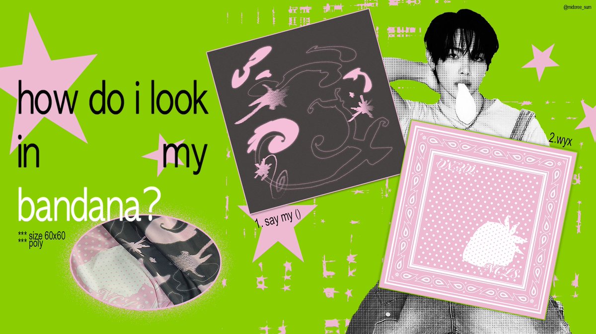 ⛓️ 𝗁𝗈𝗐 𝖽𝗈 𝖨 𝗅𝗈𝗈𝗄 𝗂𝗇 𝗆𝗒 𝖻𝖺𝗇𝖽𝖺𝗇𝖺 ⛓️

앤팀 아투 기념 곧 다가올 샹샹님 생일 기념 (( wyx , weno , ncls )) 이름이 쏙 들어간 니콜라스 ⛓️‍💥반다나⛓️‍💥를 제작했습니다 . . ≖  ̫  ≖  

#RT 해주신 분들 중 5분께 반다나(랜덤) 드립니도 ! 

✷ 당발은 6/4 수요일에  ..