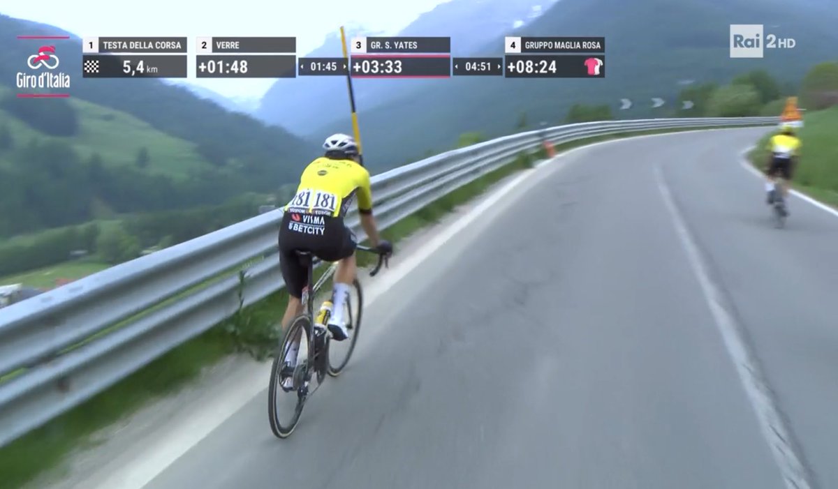 Iconica.

#giroditalia #yates #vanaert