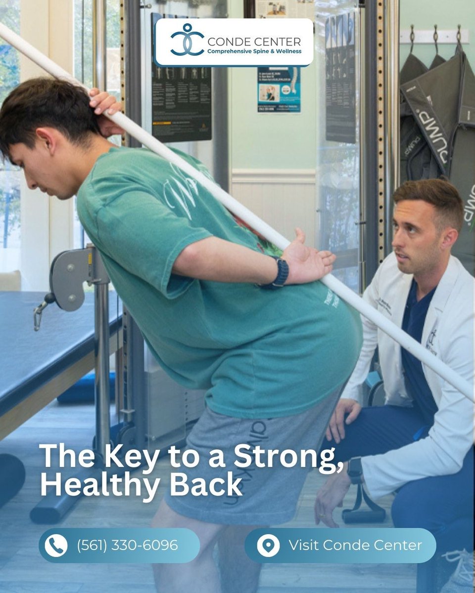 thecondecenter's tweet image. Here’s how you can support a healthier back:
✔️ Chiropractic Adjustments– Restore alignment and relieve tension
✔️ Core Strengthening– Build stability to prevent strain
✔️ Posture Awareness– Small changes can prevent long-term issues

#BackHealth #SpineWellness #ChiropracticCare