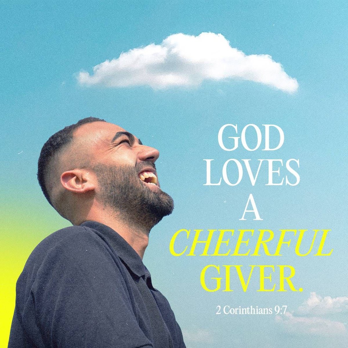 Each of you should give what you have decided in your heart to give, not reluctantly or under compulsion, for God loves a cheerful giver. 

2 Corinthians 9:7

<a href="/Carole77777/">Carole</a>
<a href="/beautee12/">BeauTee</a>
<a href="/RichNChrist57/">RichNChrist</a>
<a href="/TBV_Post/">The Believers Voice</a>
<a href="/mooncindylu/">Cindylu</a>
<a href="/monawisa/">Lisa Richards 🌴🌊🏈🐏💙💛</a>