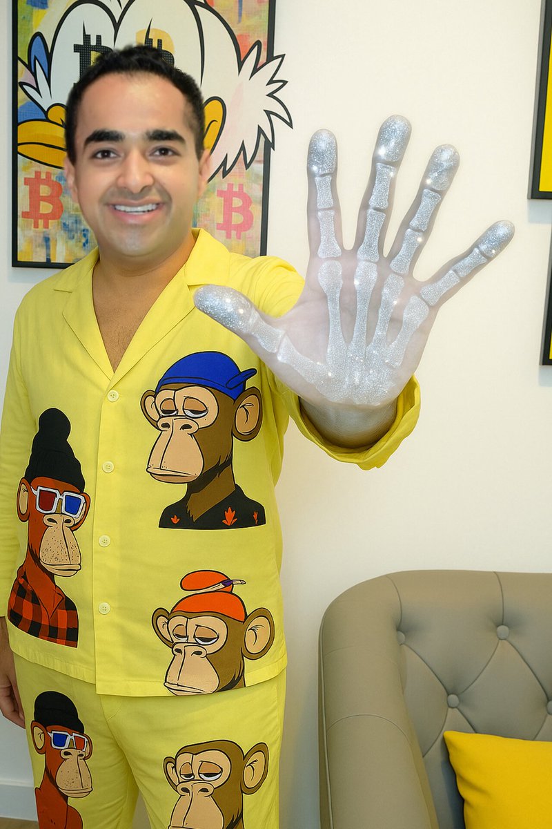Haters will say my diamond hand has been made with AI!