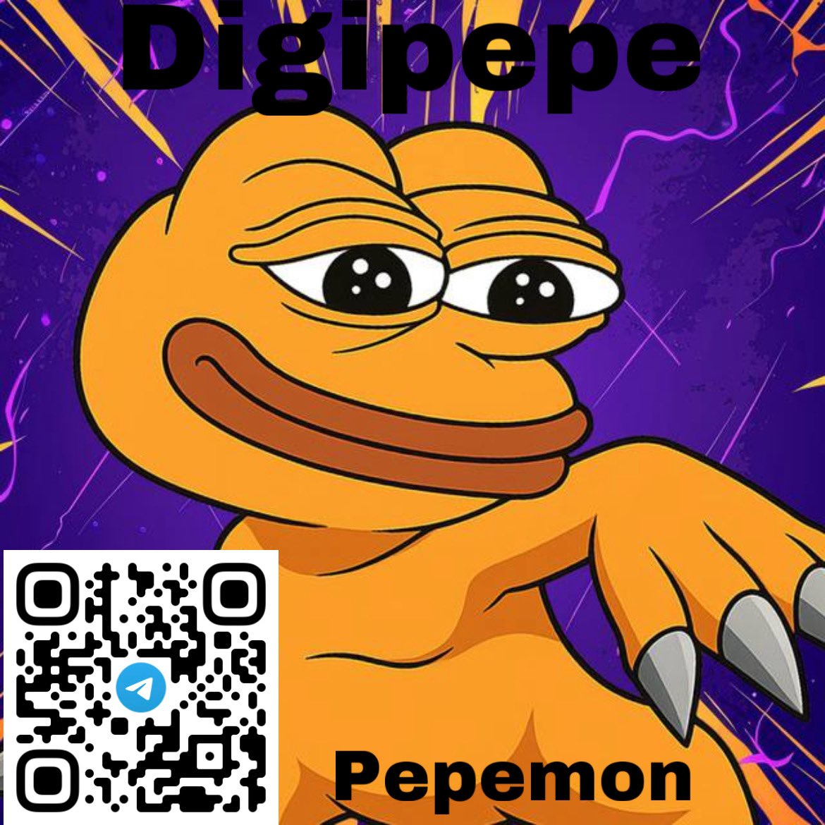 🐸✨ Welcome to the swamp.

The Digipepe Telegram is live.
Alpha. Memes. Lore. Vibes.

📲 Scan the QR or hop in:

t.me/+pM6_NTlaYs8wM…

Only the chosen frogs survive. 🔓

#Digipepe #DPEP #Solana #MemeCoin #TelegramFrogs