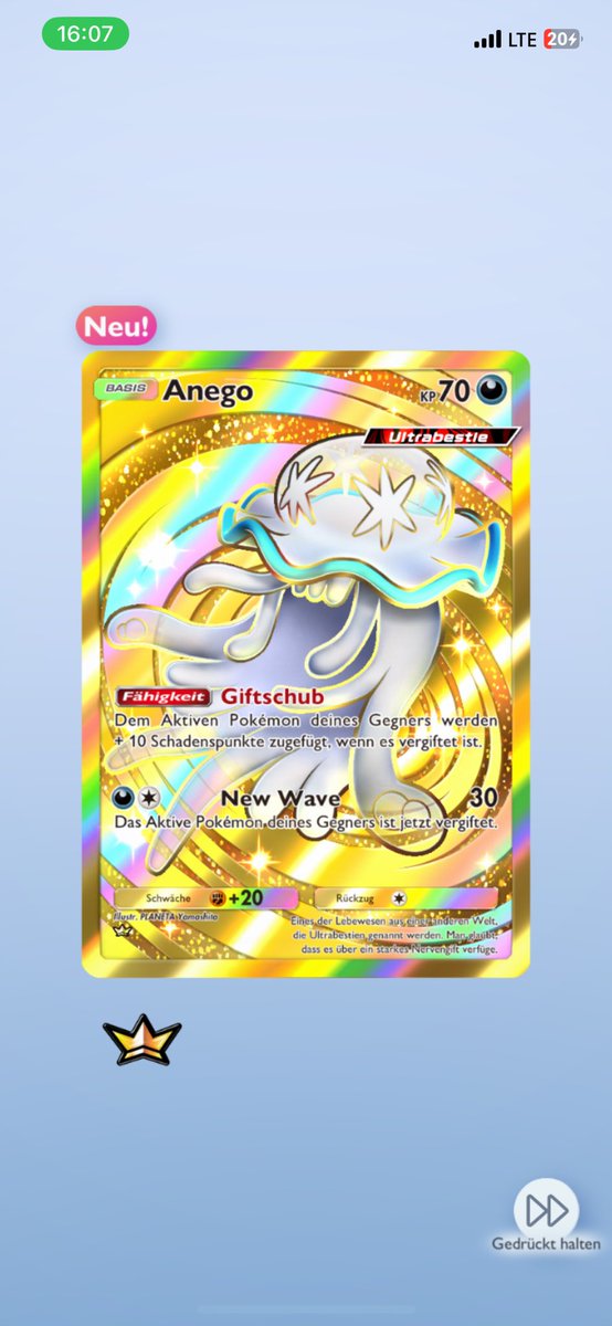 Was soll ich sagen auch ich kann mal glück haben 😍