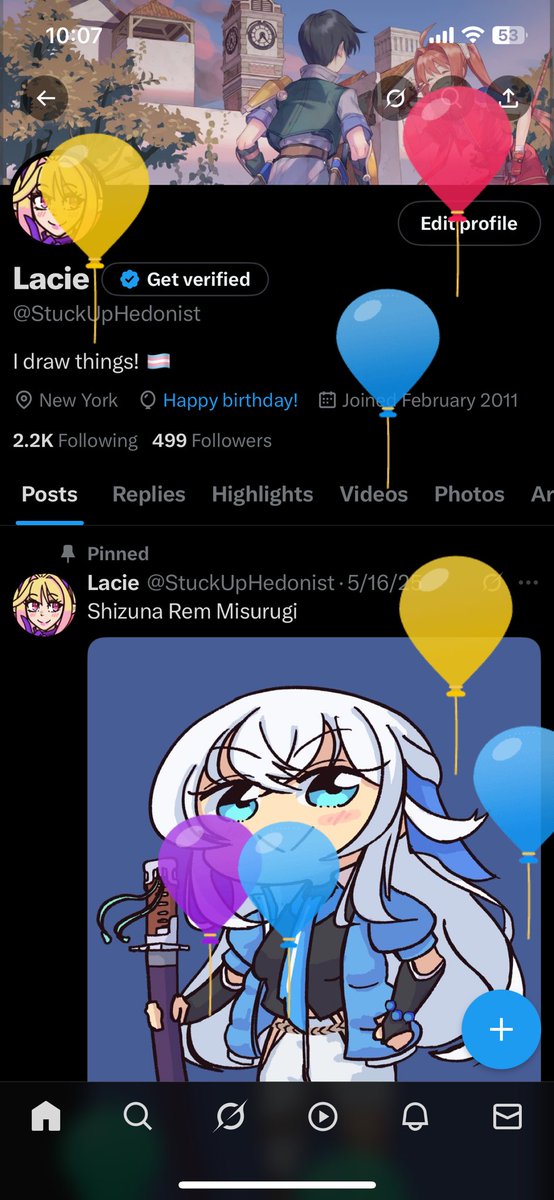 It's my birthday! I don't usually post about it but I've met a lot of cool people in a short span of time who'd like me to get appreciated OR ELSE. 🥳🎉