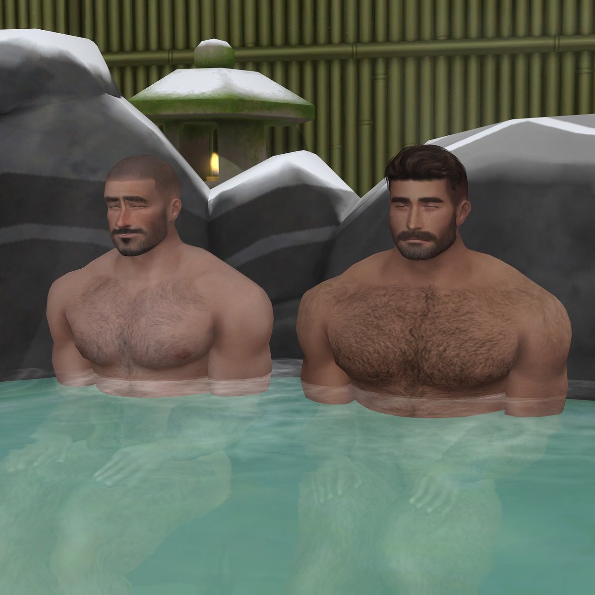Hot spring ♨️ #TheSims4 #TS4 #ShowUsYourSims