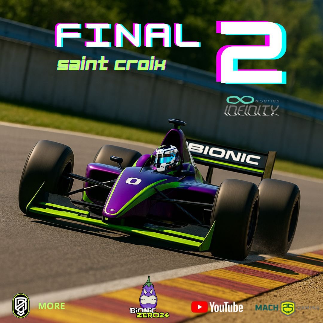 BIONIC Zero 24 (@bioniczero24) on Twitter photo 🏁 RACE DAY 🏁
Después de la primera final en Tokio el jueves, aterrizamos en Saint Croix con ganas de seguir haciéndolo bien.
Circuito: St Croix
🏎️ F-3500
⏰ 20:15
🧑✈️ <a href="/BZ24_MoRe_/">_MoReNOoO_</a>
Link: youtube.com/@mach25gaming?…
<a href="/Mach25Gaming/">Mach25 Gaming</a> #GOBZ24 🏁 RACE DAY 🏁
Después de la primera final en Tokio el jueves, aterrizamos en Saint Croix con ganas de seguir haciéndolo bien.
Circuito: St Croix
🏎️ F-3500
⏰ 20:15
🧑✈️ <a href="/BZ24_MoRe_/">_MoReNOoO_</a>
Link: youtube.com/@mach25gaming?…
<a href="/Mach25Gaming/">Mach25 Gaming</a> #GOBZ24