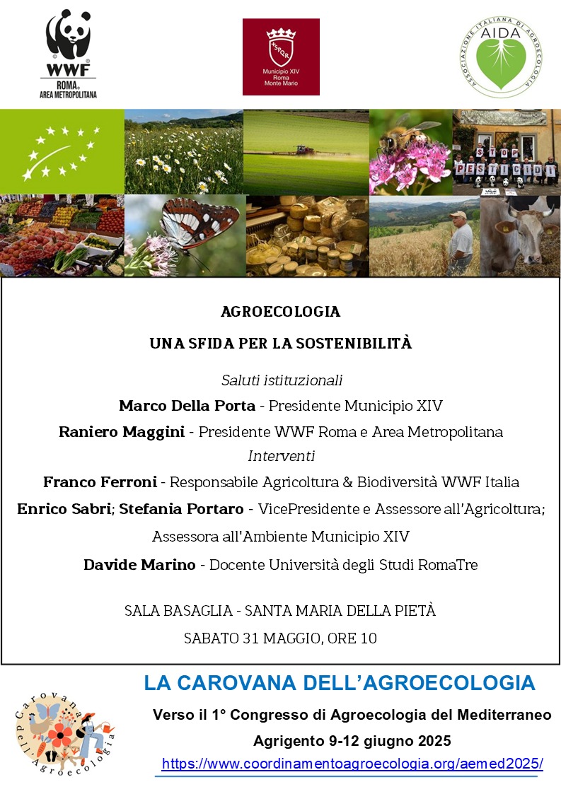 "Agroecologia,  una sfida per la #sostenibilità .Grazie <a href="/FerroniFranco/">Ferroni Franco</a> , prof.Davide Marino e Enrico Sabri, Vice Presidente del XIV Municipio <a href="/Roma/">Roma</a>