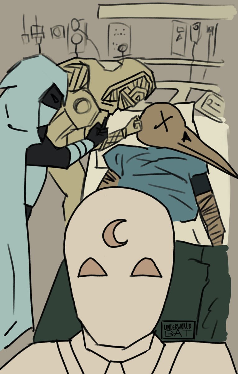 #MoonKnight doodle while rewatching 🌙