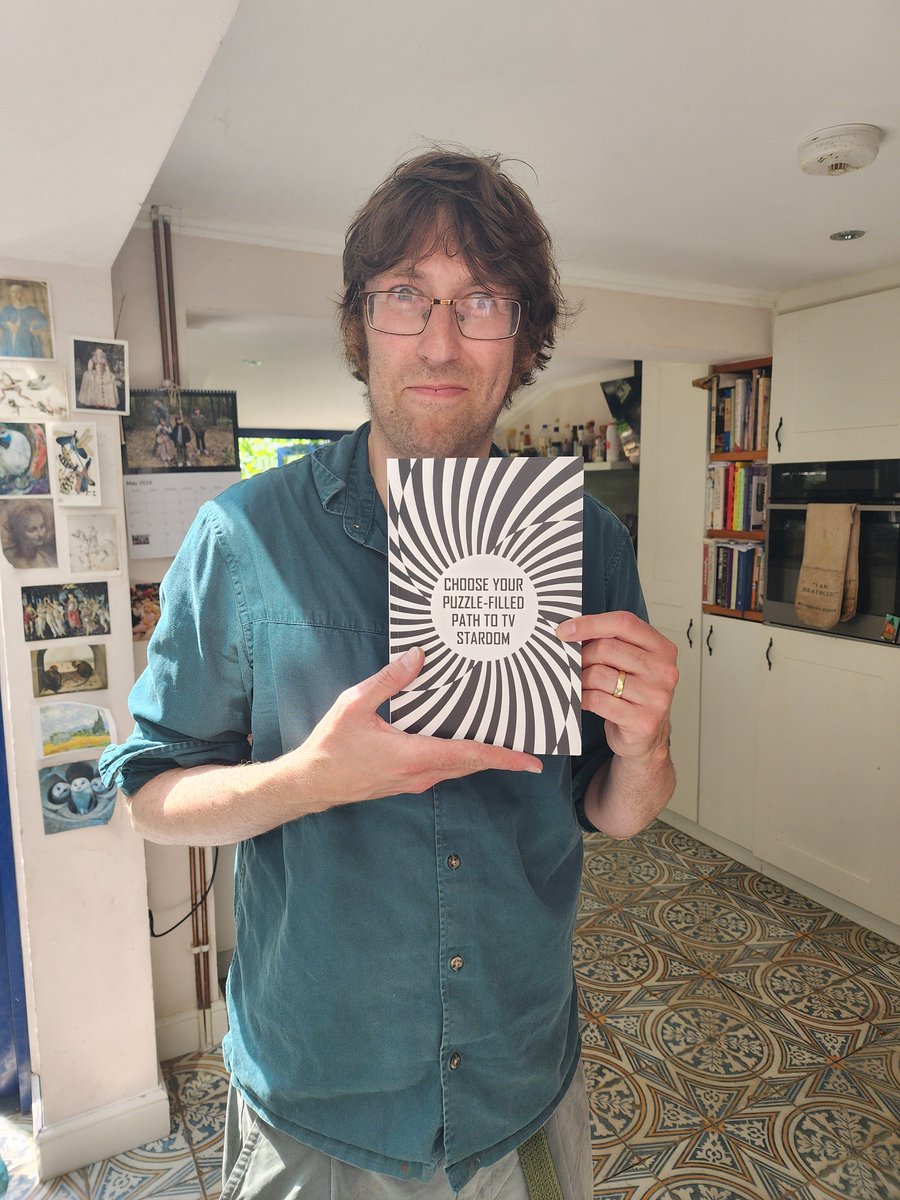 FrankMPaul's tweet image. Proofs of my new puzzle book, Spin Off, are here! They're looking great!