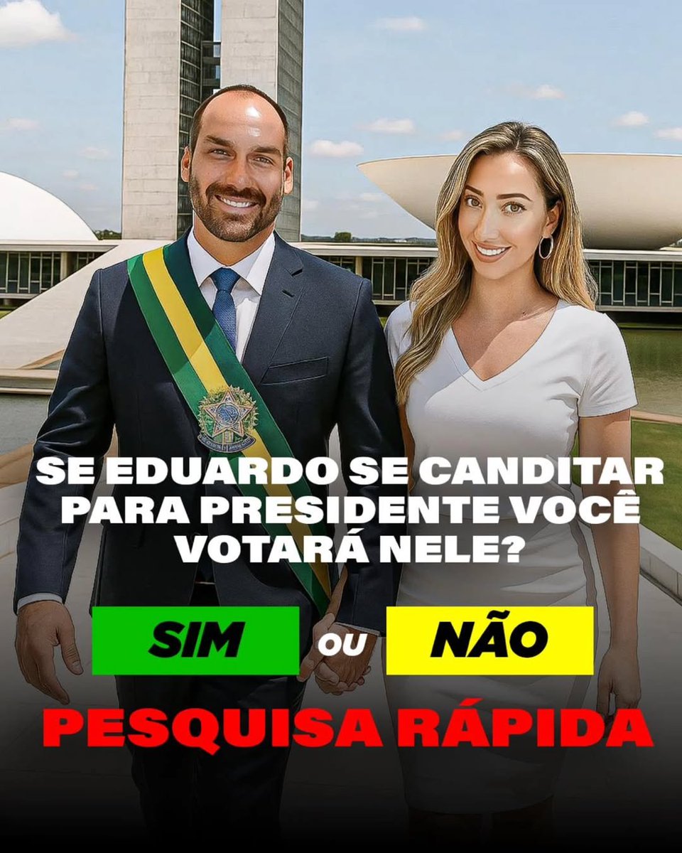 📍Num cenário sem o nosso Capitão: Eduardo Bolsonaro é uma opção?