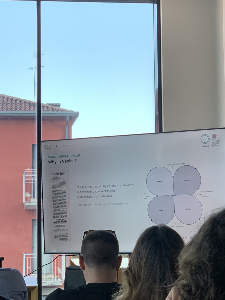 arnelahalili1's tweet photo. A Mestre si è parlato di futuro partendo da #Venezia.
“Venezia, la più antica città del futuro” è stata un’occasione per immaginare la città come polo di innovazione e sostenibilità.
Visioni ambiziose, energia contagiosa e spunti strategici grazie anche al Prof. Carlo Bagnoli. https://t.co/Eh5VZVx2xg
