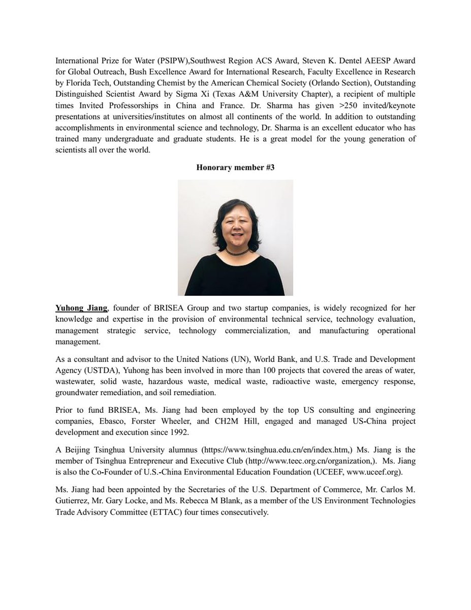 🌟 CAPEES Announcing Our 2025 Honorary Members!
We are thrilled to recognize this year's distinguished cohort of CAPEES Honorary Members - visionary leaders advancing environmental engineering &amp; science! Thank you for your contribution to CAPEES!