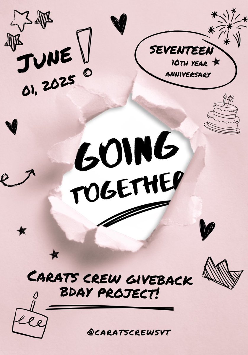 A GIVEBACK PROJECT FOR SEVENTEEN’S 10TH ANNIVERSARY 🩷🩵 #CaratsCrewWithLuv
