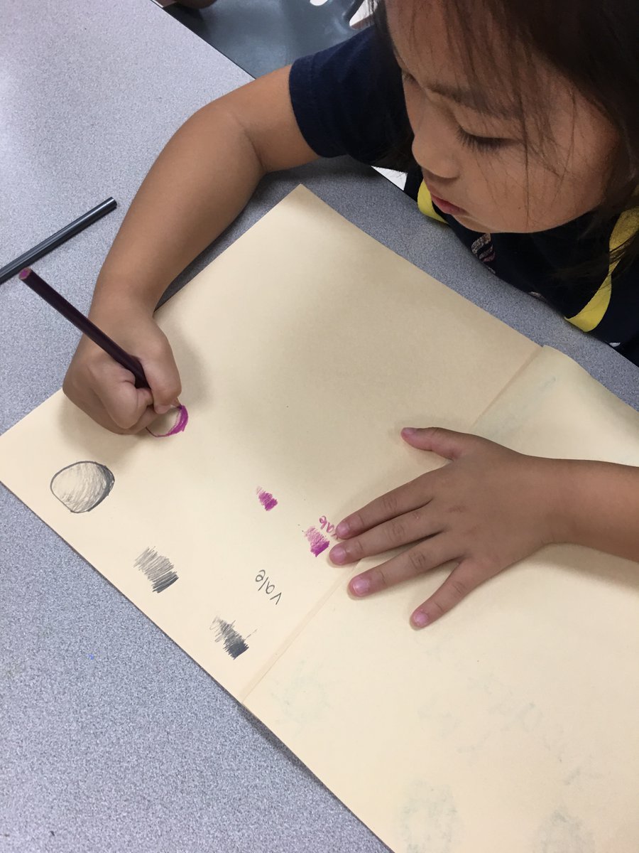 Kinder learning value and 3D shapes! #crosscurriculum