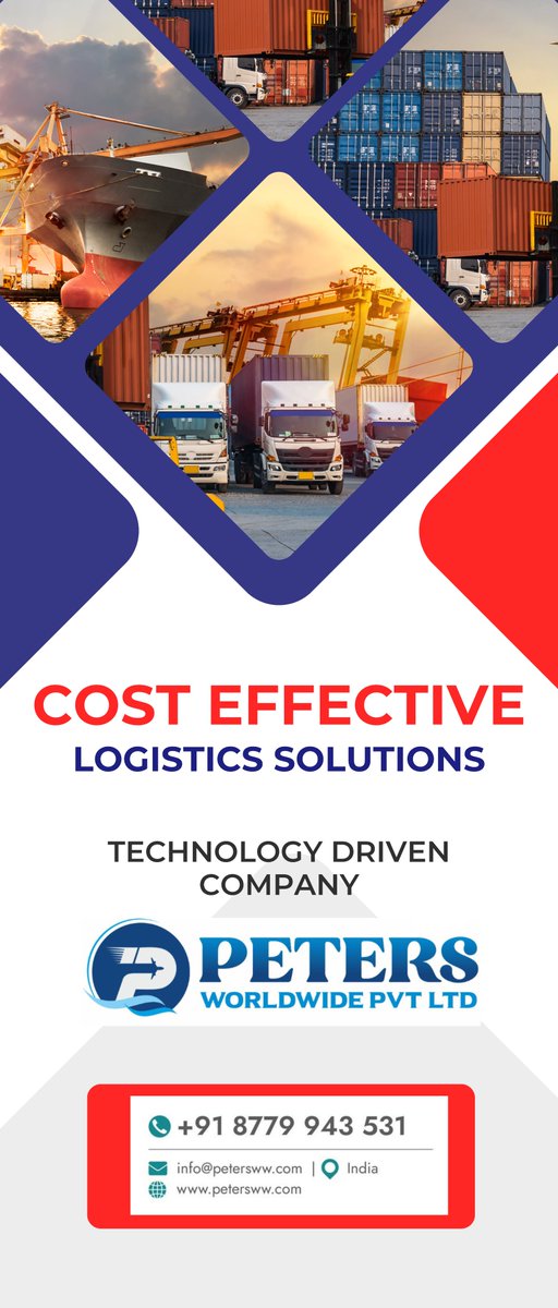 PetersWW_India's tweet photo. 🚛 Smart, tech-enabled logistics—built for global business.
At Peters Worldwide, we deliver:
 📦Freight Forwarding
 🧾Customs Clearance
 🌍Global Connectivity
💡 Powered by technology. Trusted by partners worldwide.
 📩info@petersww.com | 🌐 https://t.co/aXwUpFPRCk https://t.co/R5wRd0e5w5