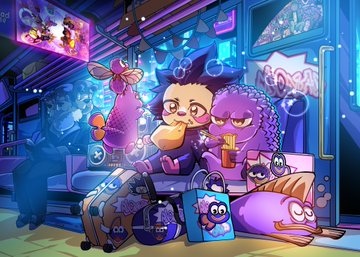 queen5989's tweet photo. Oververse NFT Mint is LIVE  Celebrating the friendship between

@overnads
&amp; monadverse 💜 Here’s everything you need to know: how to mint, when snapshots happen, &amp; the bonus role in Discord...  Let’s break it down https://t.co/N9qFwhG90F