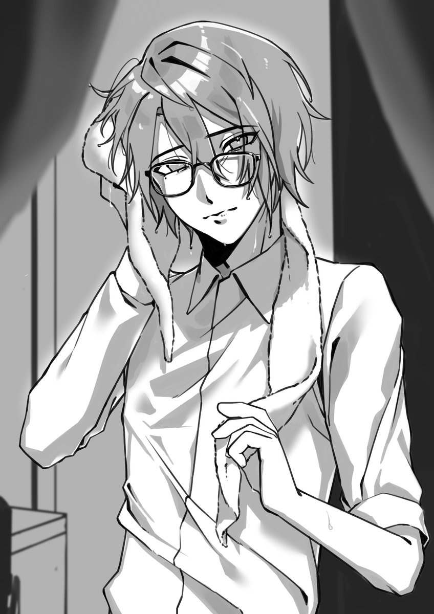 ※夢　部屋模造　リンサキ

サキ視点　雨宿り。