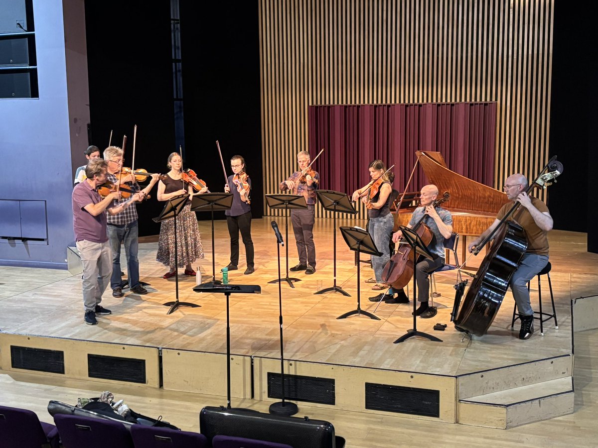 alina_orchestra's tweet image. Rehearsals underway for ‘Baroque Splendour’ tonight @StablesMK at 7.30pm.
Fantastic programme including Vivaldi Four Seasons!
@DestinationMK @CultureMK
#miltonkeynes #livemusic