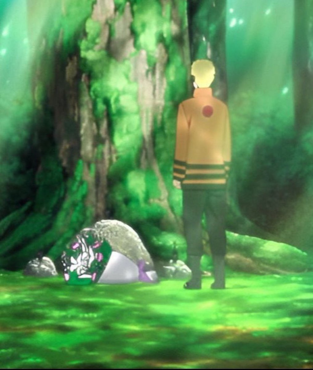 Naruto never forgets about his master