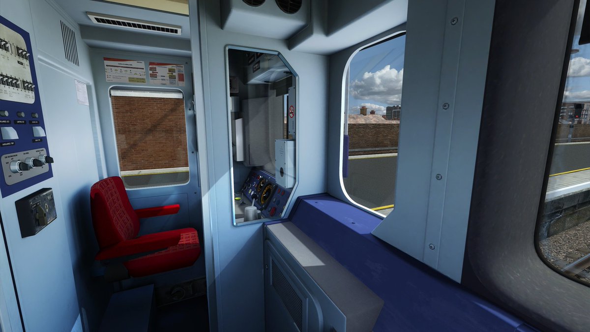 Yawwith's tweet image. So I decided to give the AP Class 455 EP cab a bit of a refresh. Here is a new variant now matching the SWT colour scheme post refurbishment. There will also be a pre-refurbished cab variant to follow in due course. Let me know what you think! (WIP)
