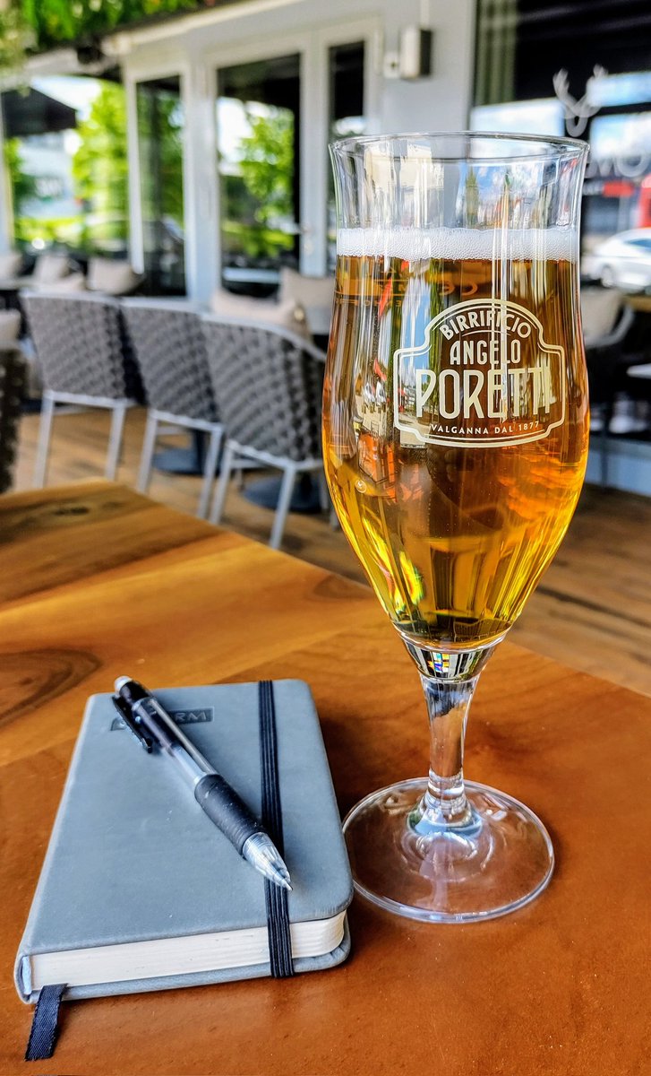 A cold beer in Oslo. For some reason, I'm a little mentally in Italy... #JustNow