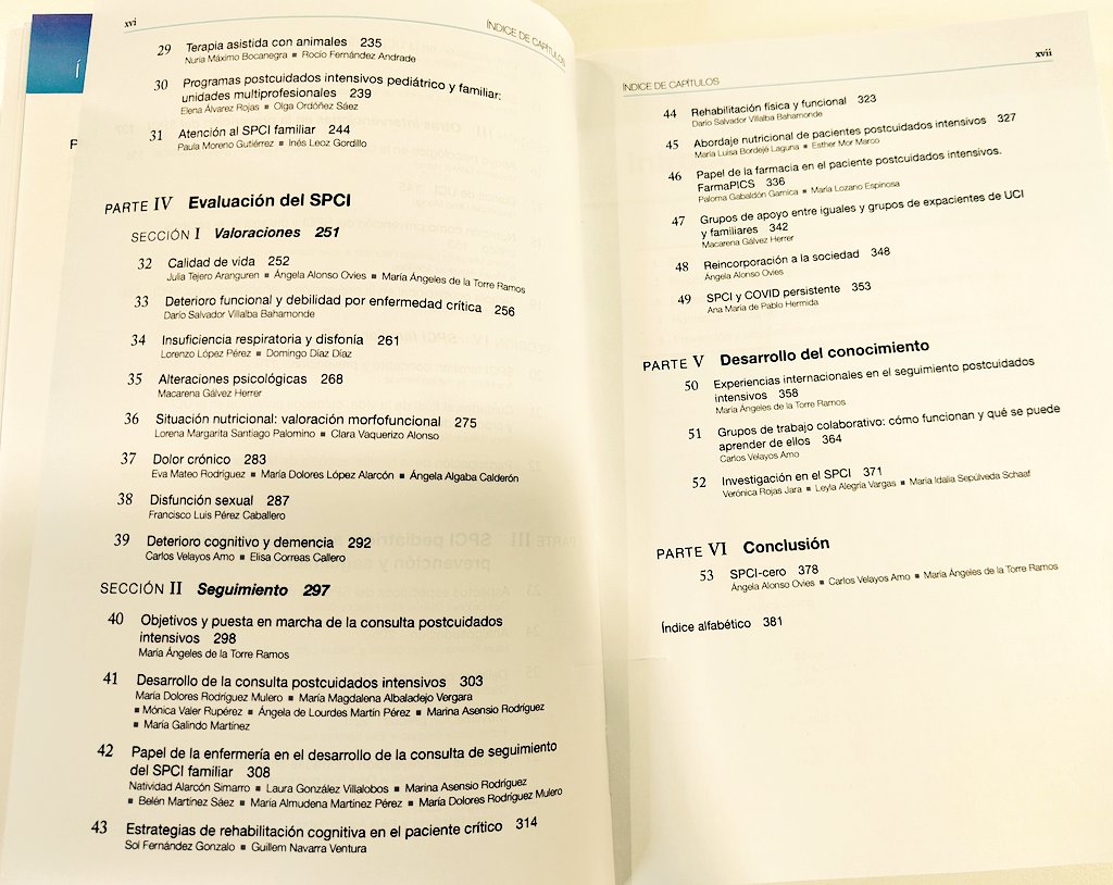 tayvs15's tweet photo. Recién llegado....Gran trabajo @mangdelatorre Ángela Alonso y @cvelayos en el desarrollo de esta obra tan necesaria para el abordaje del Síndrome Post-UCI.Un privilegio haber puesto mi granito junto @kruzsjulve en los aspectos claves para una atención adecuada al final de la vida https://t.co/pduka5rX1b