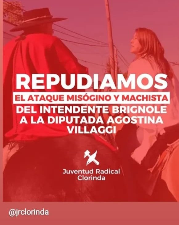 Toca a una, nos tocan a todas!
<a href="/UCRMujeresAr/">UCR Mujeres</a> <a href="/UCRNacional/">Unión Cívica Radical</a>