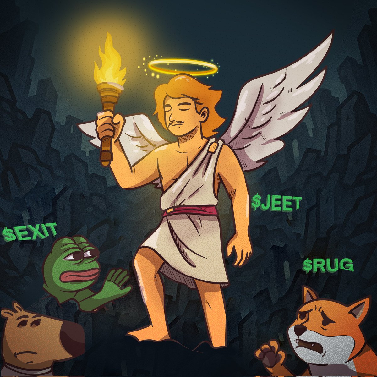 $HALO — the hope of memes. 🌟

An angel rises for the degens.
The community’s light. 
A new era for $HBAR memes begins.  

What does HALO need? Your support — and together we ascend 🕊️✨