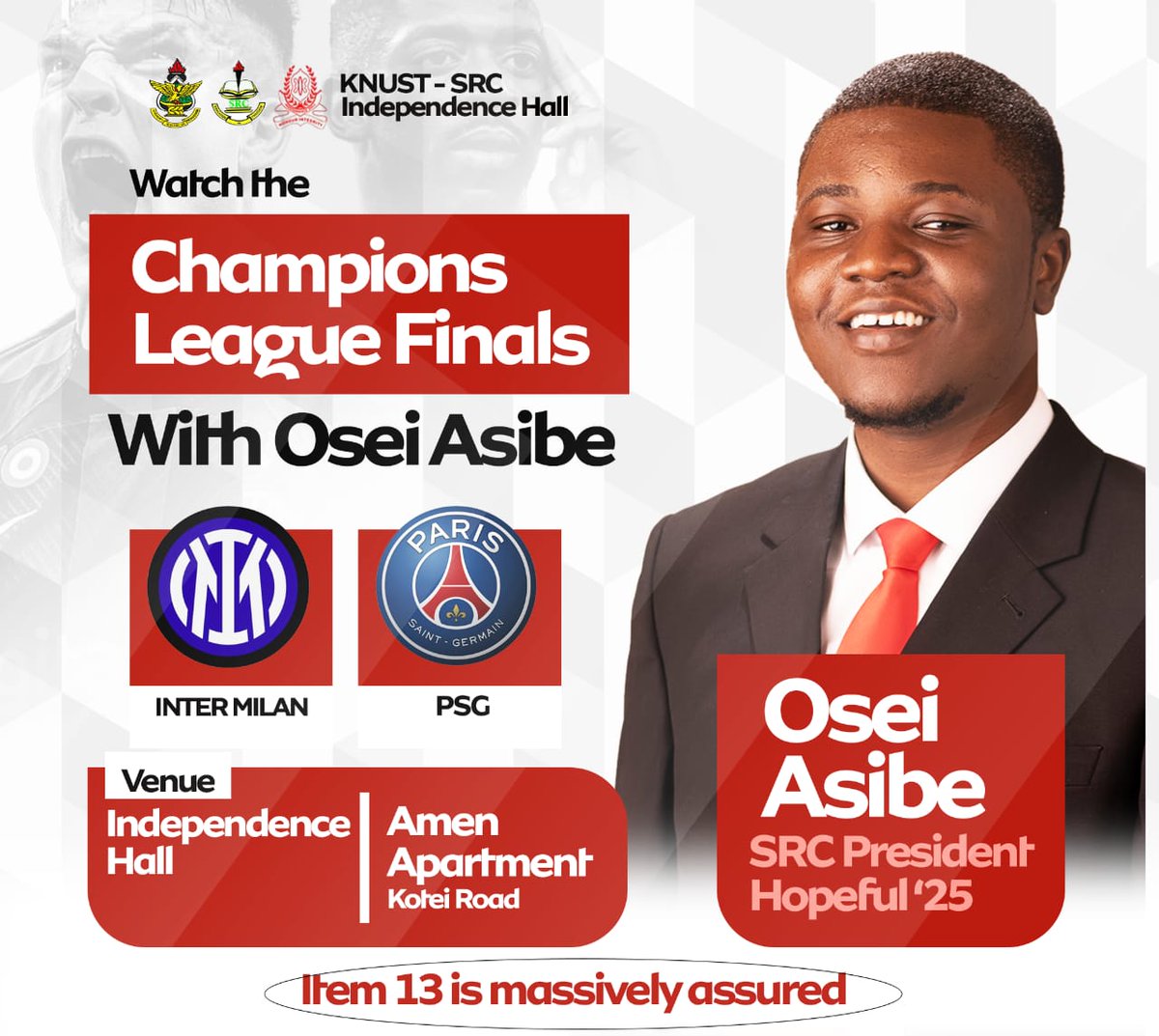 oakb_a_'s tweet photo. Join us for an electrifying Champions League Finals viewing experience as Inter clashes with PSG in what promises to be a historic clash of titans! 

Come cheer for your favorite team, and enjoy an exciting atmosphere packed with energy, giveaways, and surprises. 

Item 13✅ https://t.co/bQXwnbTHj5