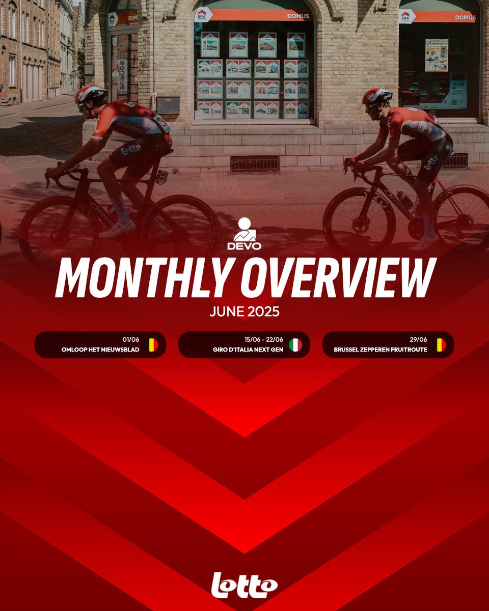 New month, new races on the menu 🚀 
Swipe to discover our roster for June! 🚴🏼‍♂️