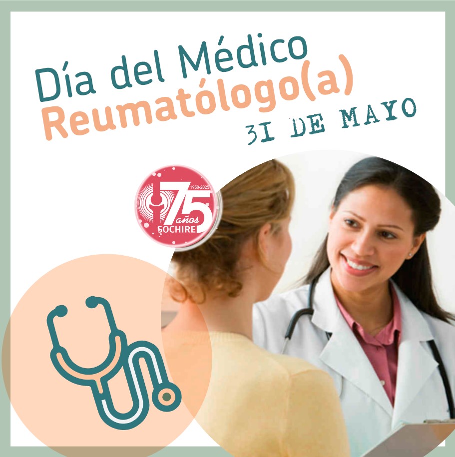 Hoy celebramos el trabajo persistente y vital del reumatólogo(a), que con empatía y dedicación permite enfrentar y aliviar el dolor de enfermedades que transforman la vida cotidiana de los pacientes. ¡Gracias por su entrega y compromiso.!