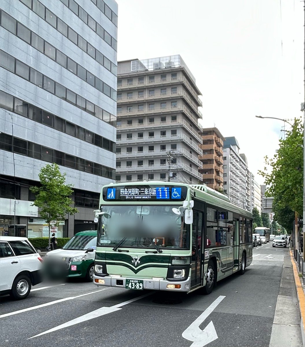 5/31(土) 11…4389号車(梅津JR) #京都市バス