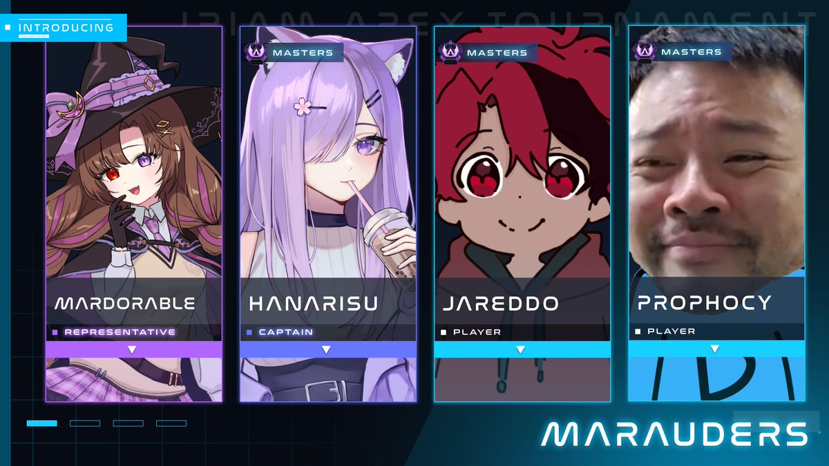 〖Apex Legends〗IRIAM Invitationals🔴LIVE NOW

---- Team Marauders ----

🌸Twitch.tv/Hanarisu
🌸noice.com/hanarisu
