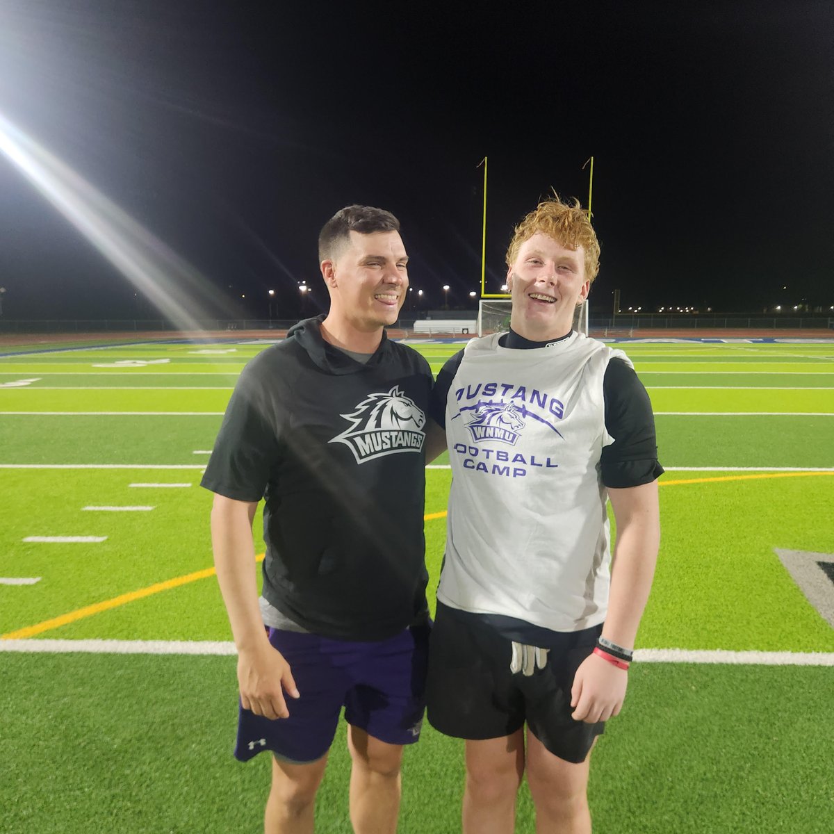 Dylan Malone (@dylanmalone2026) on Twitter photo Had a great time at the <a href="/WNMUFootball/">WNMU Mustang Football</a> Camp yesterday. Honored to be picked The DL MVP Thank you to <a href="/CoachD_Delgado/">David Delgado</a> , <a href="/gavinlutman18/">Coach Gavin Lutman</a> and all of the coaching staff.
<a href="/TheFactoryAZ/">TheFactoryPerformance</a> <a href="/RonTBAOL/">Ron Sowers</a> <a href="/CSHSAthletics1/">CSHSAthletics</a> <a href="/CSFalconsFB/">Cactus Shadows Falcons football</a> <a href="/CoachCDII/">Chris Dixon II</a> <a href="/1jesseggomez/">Jesse Gomez</a> <a href="/AceJustin1/">Ace Justin 🇵🇫⚜️</a> <a href="/gridironarizona/">Gridiron Arizona</a> Had a great time at the <a href="/WNMUFootball/">WNMU Mustang Football</a> Camp yesterday. Honored to be picked The DL MVP Thank you to <a href="/CoachD_Delgado/">David Delgado</a> , <a href="/gavinlutman18/">Coach Gavin Lutman</a> and all of the coaching staff.
<a href="/TheFactoryAZ/">TheFactoryPerformance</a> <a href="/RonTBAOL/">Ron Sowers</a> <a href="/CSHSAthletics1/">CSHSAthletics</a> <a href="/CSFalconsFB/">Cactus Shadows Falcons football</a> <a href="/CoachCDII/">Chris Dixon II</a> <a href="/1jesseggomez/">Jesse Gomez</a> <a href="/AceJustin1/">Ace Justin 🇵🇫⚜️</a> <a href="/gridironarizona/">Gridiron Arizona</a>