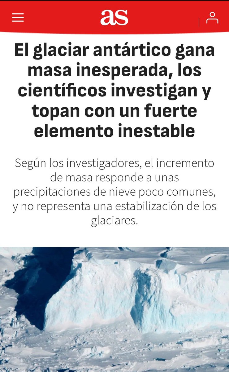 La masa Antártida es una negacionista del cambio climático y además una fascista.
