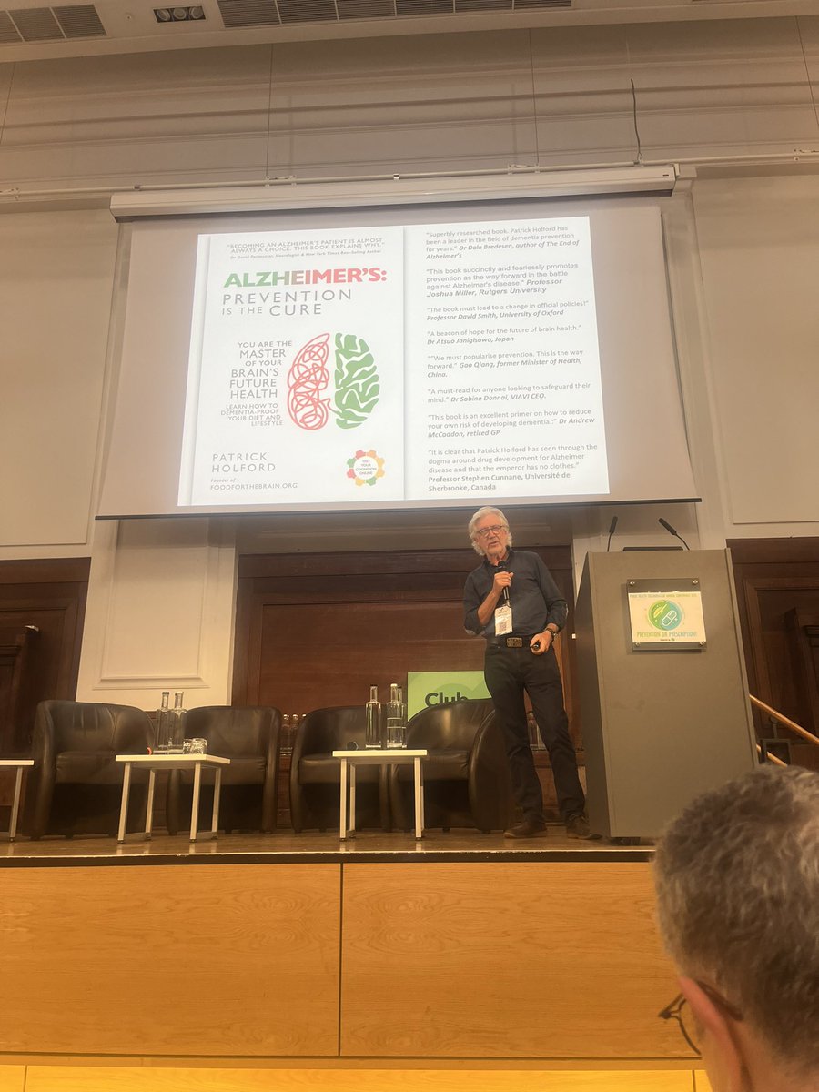 Prof Susan Fairlie RN π (@fairliesusan) on Twitter photo This is so important - <a href="/patrickholford/">Patrick Holford</a> talking about Alzheimerβs and his new book #PHC2025 This is so important - <a href="/patrickholford/">Patrick Holford</a> talking about Alzheimerβs and his new book #PHC2025